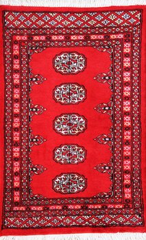 Bochara - Teppich aus Pakistan,  Schurwolle, Größe: 64x99cm Sonderpreis: € 133,-