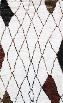 Gabbeh-Berber - Teppich aus Indien,  Schurwolle, Größe: 94x156cm Sonderpreis: € 154,-