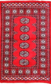 Bochara - Teppich aus Pakistan,  Schurwolle, Größe: 79x121cm Sonderpreis: € 226,-