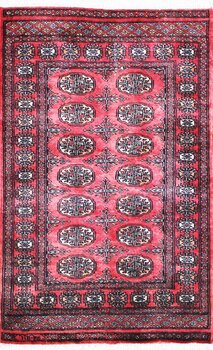 Bochara - Teppich aus Pakistan,  Schurwolle, Größe: 81x121cm Sonderpreis: € 231,-