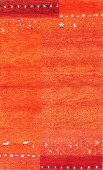 Gabbeh-Jumbo - Teppich aus Indien,  Schurwolle, Größe: 99x160cm Sonderpreis: € 167,-