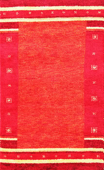 Gabbeh-Jumbo - Teppich aus Indien,  Schurwolle, Größe: 78x124cm Sonderpreis: € 102,-