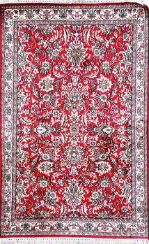 Kashmir-Seide - Teppich aus Kashmir,  Natur-Seide, Größe: 82x127cm Sonderpreis: € 763,-