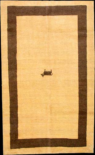 Gabbeh - Teppich aus Orient,  Schurwolle, Größe: 149x259cm Sonderpreis: € 527,-
