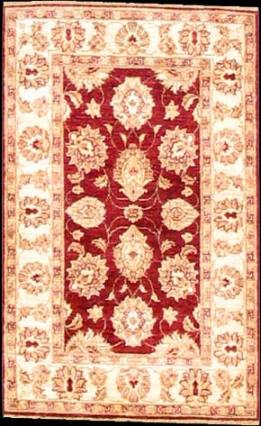 Ziegler-Chobi - Teppich aus Afghanistan ,  Ghazniwolle, Größe: 76x122cm Sonderpreis: € 270,-
