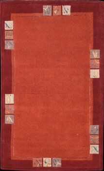 Benares - Teppich aus Tibet,  Schurwolle, Größe: 95x158cm Sonderpreis: € 142,-
