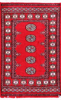 Bochara - Teppich aus Pakistan,  Schurwolle, Größe: 77x115cm Sonderpreis: € 209,-