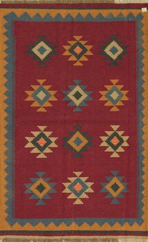 Kelim - Teppich aus Orient,  Schurwolle, Größe: 121x191cm Sonderpreis: € 182,-