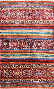 Gabbeh-Loribaff - Teppich aus Afghanistan ,  Ghazniwolle, Größe: 101x156cm Sonderpreis: € 784,-