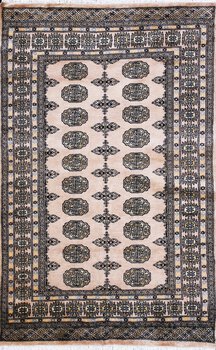 Bochara - Teppich aus Pakistan,  Schurwolle, Größe: 124x194cm Sonderpreis: € 504,-