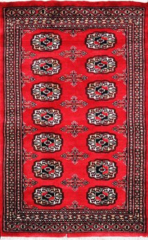 Bochara - Teppich aus Pakistan,  Schurwolle, Größe: 65x96cm Sonderpreis: € 131,-