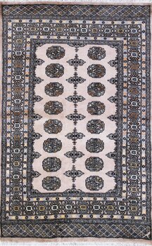 Bochara - Teppich aus Pakistan,  Schurwolle, Größe: 124x197cm Sonderpreis: € 512,-