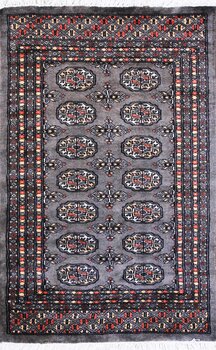 Bochara - Teppich aus Pakistan,  Schurwolle, Größe: 81x128cm Sonderpreis: € 217,-