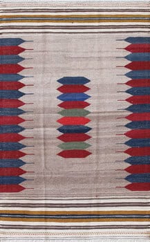 Kelim - Teppich aus Orient,  Schurwolle, Größe: 130x206cm Sonderpreis: € 211,-