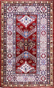 Kazak Exklusiv - Teppich aus Afghanistan ,  Ghazniwolle, Größe: 95x146cm Sonderpreis: € 545,-
