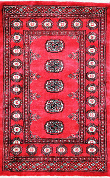 Bochara - Teppich aus Pakistan,  Schurwolle, Größe: 79x118cm Sonderpreis: € 220,-