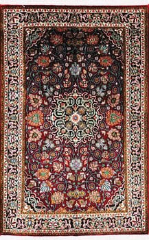 Kashmir-Seide - Teppich aus Kashmir,  Natur-Seide, Größe: 76x119cm Sonderpreis: € 663,-