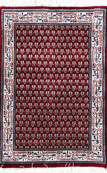 Mir - Teppich aus Indien,  Schurwolle, Größe: 64x94cm Sonderpreis: € 189,-