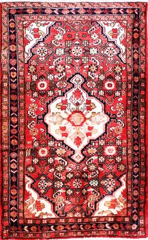 Hamadan - Teppich aus Orient,  Schurwolle, Größe: 101x165cm Sonderpreis: € 437,-