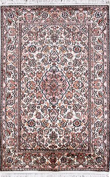 Kashmir-Seide - Teppich aus Kashmir,  Natur-Seide, Größe: 63x96cm Sonderpreis: € 443,-