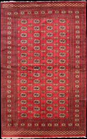 Bochara - Teppich aus Pakistan,  Schurwolle, Größe: 155x256cm Sonderpreis: € 437,-