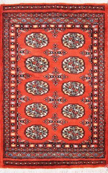 Bochara - Teppich aus Pakistan,  Schurwolle, Größe: 66x100cm Sonderpreis: € 138,-