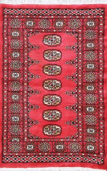 Bochara - Teppich aus Pakistan,  Schurwolle, Größe: 78x117cm Sonderpreis: € 191,-