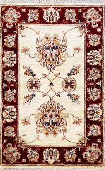 Ziegler-Chobi - Teppich aus Afghanistan ,  Ghazniwolle, Größe: 63x100cm Sonderpreis: € 248,-