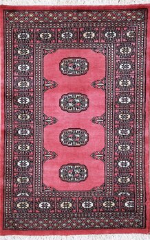 Bochara - Teppich aus Pakistan,  Schurwolle, Größe: 80x123cm Sonderpreis: € 206,-