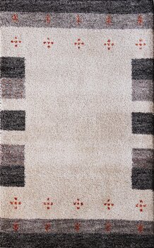 Gabbeh-Jumbo - Teppich aus Indien,  Schurwolle, Größe: 79x126cm Sonderpreis: € 105,-