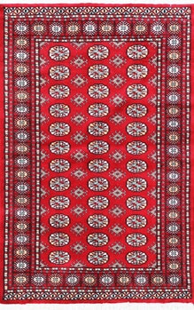 Bochara - Teppich aus Pakistan,  Schurwolle, Größe: 126x186cm Sonderpreis: € 491,-