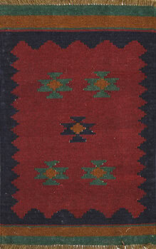 Kelim - Teppich aus Orient,  Schurwolle, Größe: 65x96cm Sonderpreis: € 49,-