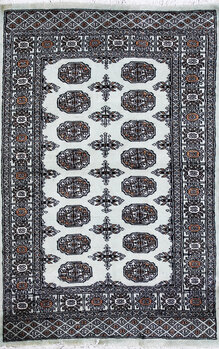 Bochara - Teppich aus Pakistan,  Schurwolle, Größe: 92x142cm Sonderpreis: € 274,-