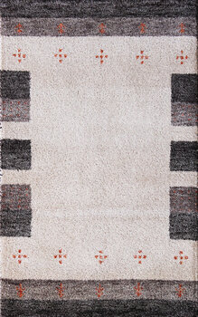 Gabbeh-Jumbo - Teppich aus Indien,  Schurwolle, Größe: 80x124cm Sonderpreis: € 104,-