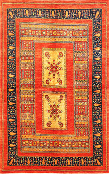 Gabbeh-Loribaff - Teppich aus Orient,  Schurwolle, Größe: 150x238cm Sonderpreis: € 1.122,-