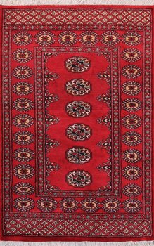 Bochara - Teppich aus Pakistan,  Schurwolle, Größe: 80x124cm Sonderpreis: € 208,-