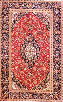 Keschan - Teppich aus Orient,  Schurwolle, Größe: 206x316cm Sonderpreis: € 1.706,-
