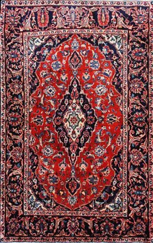 Keschan - Teppich aus Orient,  Schurwolle, Größe: 103x163cm Sonderpreis: € 440,-
