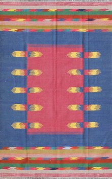 Kelim - Teppich aus Orient,  Schurwolle, Größe: 195x301cm Sonderpreis: € 463,-