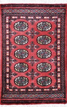 Bochara - Teppich aus Pakistan,  Schurwolle, Größe: 67x98cm Sonderpreis: € 155,-