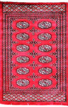 Bochara - Teppich aus Pakistan,  Schurwolle, Größe: 78x114cm Sonderpreis: € 210,-