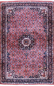 Bidjar - Teppich aus Indien,  Schurwolle, Größe: 124x188cm Sonderpreis: € 611,-