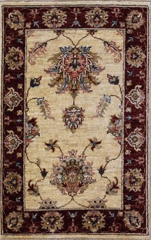 Ziegler-Chobi - Teppich aus Afghanistan ,  Ghazniwolle, Größe: 60x93cm Sonderpreis: € 219,-