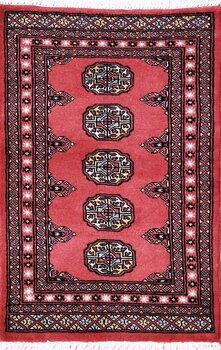 Bochara - Teppich aus Pakistan,  Schurwolle, Größe: 66x98cm Sonderpreis: € 136,-
