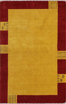 Gabbeh-Loom Lori - Teppich aus Indien,  Schurwolle, Größe: 118x183cm Sonderpreis: € 453,-
