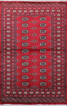 Bochara - Teppich aus Pakistan,  Schurwolle, Größe: 141x215cm Sonderpreis: € 636,-