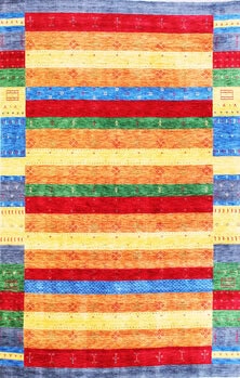 Gabbeh-Loom - Teppich aus Indien,  Schurwolle, Größe: 198x302cm Sonderpreis: € 1.254,-