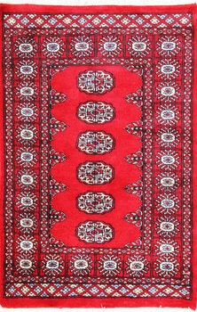Bochara - Teppich aus Pakistan,  Schurwolle, Größe: 80x126cm Sonderpreis: € 238,-