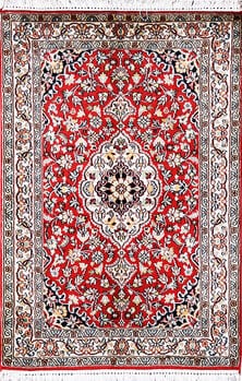 Kashmir-Seide - Teppich aus Kashmir,  Natur-Seide, Größe: 65x94cm Sonderpreis: € 448,-