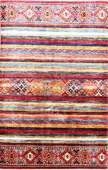 Gabbeh-Loribaff - Teppich aus Afghanistan ,  Ghazniwolle, Größe: 123x186cm Sonderpreis: € 1.138,-